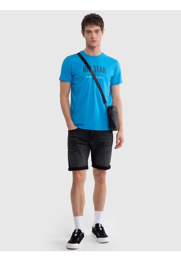 Big-Star - Trampki męskie czarne NN174156 906. Okazja: na co dzień. Kolor: czarny. Styl: elegancki, casual, sportowy