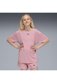 Puma - Młodzieżowa koszulka Train All Day ESS PUMA Poised Pink. Kolor: różowy. Sport: joga i pilates