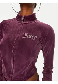 Juicy Couture Bluza Morgan Cross JCBCT224832 Bordowy Regular Fit. Kolor: czerwony. Materiał: syntetyk #4