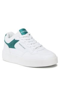 Sneakersy Americanos WPRS-2021W12031 Green. Kolor: biały. Materiał: skóra