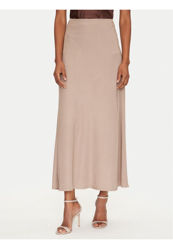 only - ONLY Spódnica maxi Chigo 15338282 Beżowy Regular Fit. Kolor: beżowy. Materiał: wiskoza