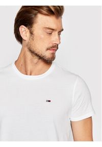 Tommy Jeans Komplet 2 t-shirtów DM0DM15381 Biały Slim Fit. Kolor: biały. Materiał: bawełna #4