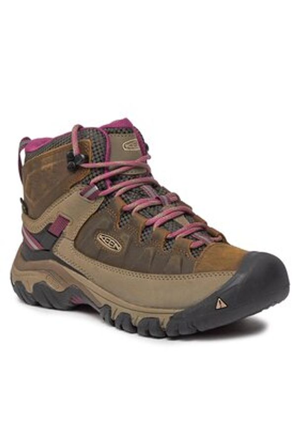 keen - Keen Trekkingi Targhee III Mid Wp 1018178 Brązowy. Kolor: brązowy. Materiał: nubuk, skóra