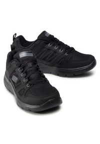 skechers - Skechers Sneakersy Summits 232069/BBK Czarny. Kolor: czarny. Materiał: skóra #2