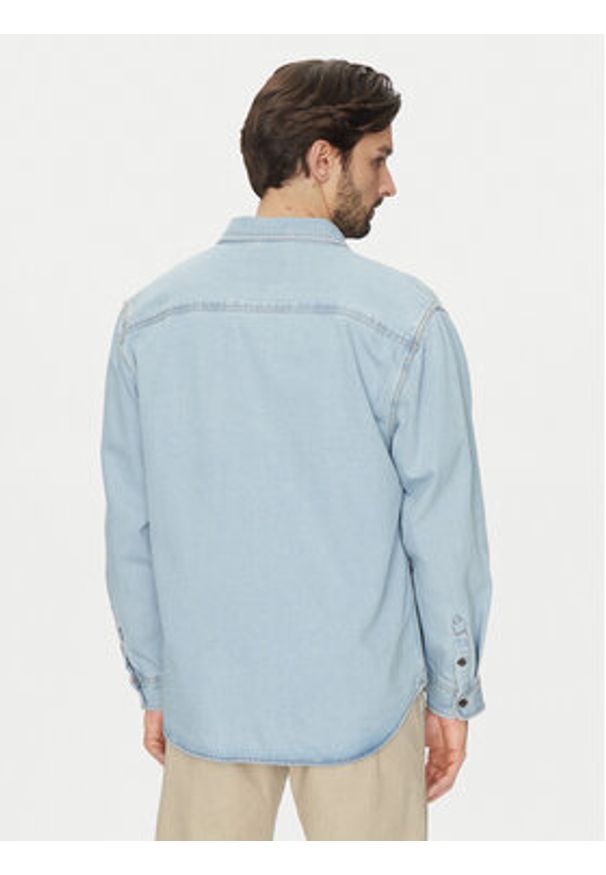 Vans Koszula jeansowa VN000M12IYR1 Niebieski Regular Fit. Kolor: niebieski. Materiał: bawełna