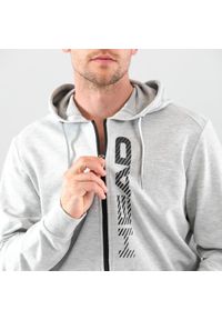 Head - Bluza z kapturem męska Club Fynn. Typ kołnierza: kaptur. Kolor: szary. Materiał: bawełna, materiał, tkanina, poliester