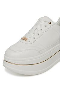 DeeZee Sneakersy AM25233 Biały. Kolor: biały. Materiał: skóra