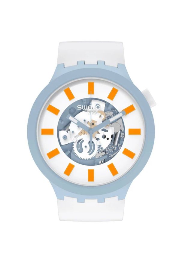 SWATCH ZEGAREK BLITE SB03N101. Materiał: tworzywo sztuczne. Styl: sportowy