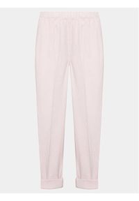 AMERICAN VINTAGE - American Vintage Spodnie materiałowe Padow PADO137E24 Różowy Relaxed Fit. Kolor: różowy. Materiał: bawełna. Styl: vintage