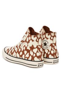 Converse Trampki Chuck Taylor All Star Cow Print A17924C Brązowy. Kolor: brązowy. Materiał: materiał. Wzór: nadruk #5