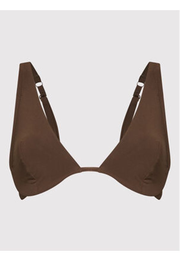 Etam Góra od bikini Essentielle 6532762 Brązowy. Kolor: brązowy. Materiał: syntetyk