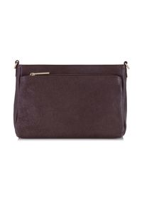 Ochnik - Skórzana torebka damska trzykomorowa. Kolor: brązowy. Materiał: skórzane #5