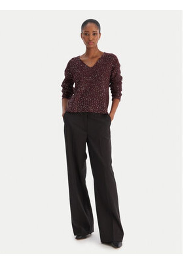 Vero Moda Bluzka Leilani 10318223 Fioletowy Loose Fit. Kolor: fioletowy. Materiał: syntetyk