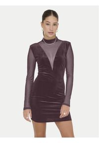 only - ONLY Sukienka koktajlowa Smooth 15360667 Fioletowy Slim Fit. Kolor: fioletowy. Materiał: syntetyk. Styl: wizytowy