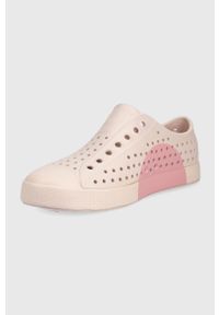 Native tenisówki Jefferson Block damskie kolor różowy. Nosek buta: okrągły. Kolor: różowy. Szerokość cholewki: normalna #2