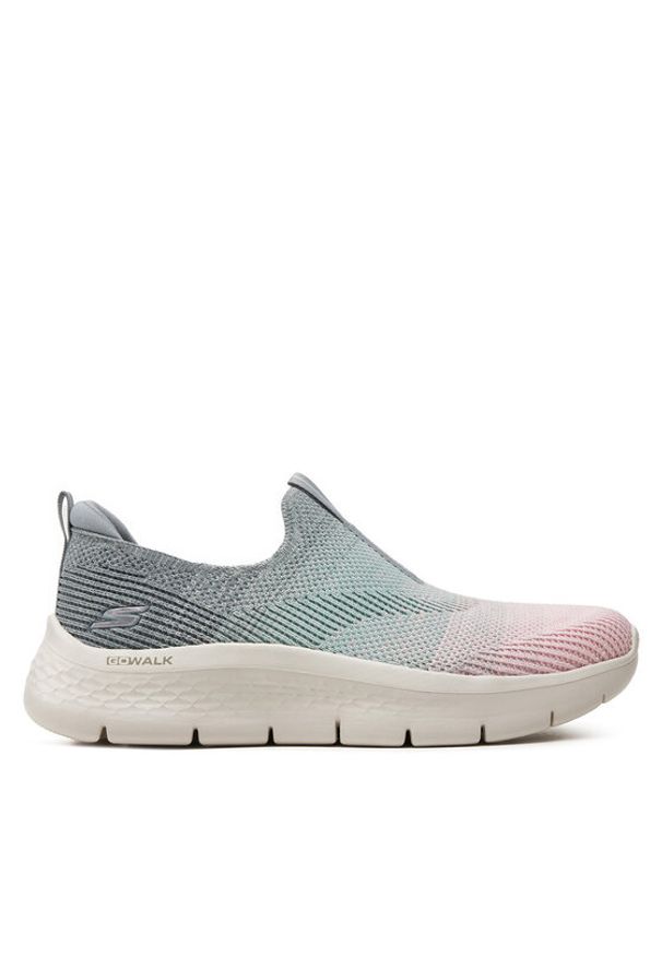 skechers - Skechers Sneakersy Go Walk Flex-Cali Sunset 124827/GYMT Szary. Kolor: szary. Materiał: skóra