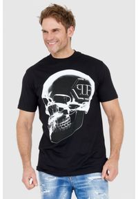 Philipp Plein - PHILIPP PLEIN Czarny t-shirt męski x-ray skull. Kolor: czarny #1