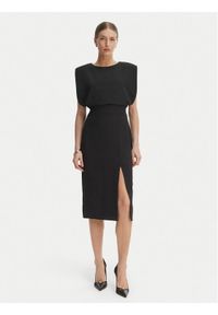 Rinascimento Sukienka koktajlowa CFC0127570003 Czarny Slim Fit. Kolor: czarny. Materiał: syntetyk. Styl: wizytowy #1