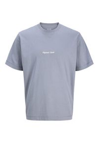 Jack & Jones T-Shirt Norrebro Emb 12282892 Niebieski Regular Fit. Kolor: niebieski. Materiał: bawełna #5