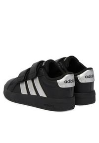 Adidas - adidas Sneakersy Grand Court 3.0 Shoes Infants KI7188 Czarny. Kolor: czarny. Materiał: skóra #7