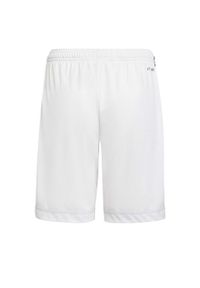 Spodenki młodzieżowe Adidas Juve G sportowe białe. Kolor: biały. Materiał: poliester