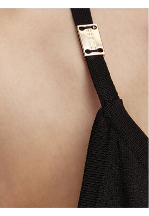 Guess Top O6GR01 Z5302 Czarny Regular Fit. Kolor: czarny. Materiał: wiskoza