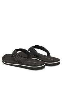 TOMMY HILFIGER - Tommy Hilfiger Japonki Hilfiger Webbing Beach Sandal FW0FW08515 Czarny. Kolor: czarny. Materiał: materiał #3