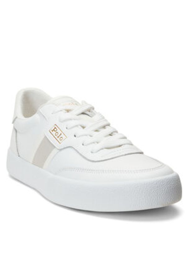 Polo Ralph Lauren Sneakersy Court Vulc Trainer 804924747006 Biały. Kolor: biały. Materiał: skóra