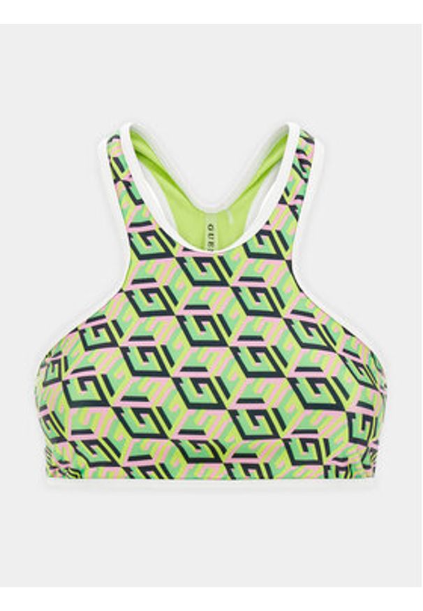 Guess Góra od bikini E3GJ25 MC045 Kolorowy. Materiał: syntetyk. Wzór: kolorowy