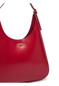 Calvin Klein Torebka Ck Medium Shoulder Bag LV04F3522G Czerwony. Kolor: czerwony. Materiał: skórzane #3
