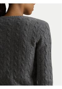 Polo Ralph Lauren Sweter 211910422013 Szary Regular Fit. Typ kołnierza: polo. Kolor: szary. Materiał: wełna #4