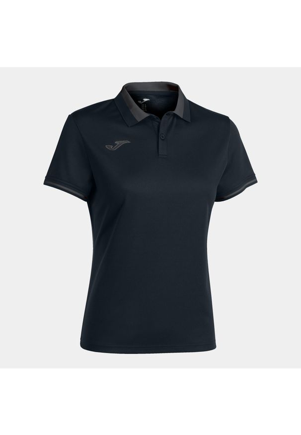 Koszulka polo tenisowa damska Joma Championship VI. Typ kołnierza: polo. Kolor: wielokolorowy, szary, czarny, brązowy. Sport: tenis