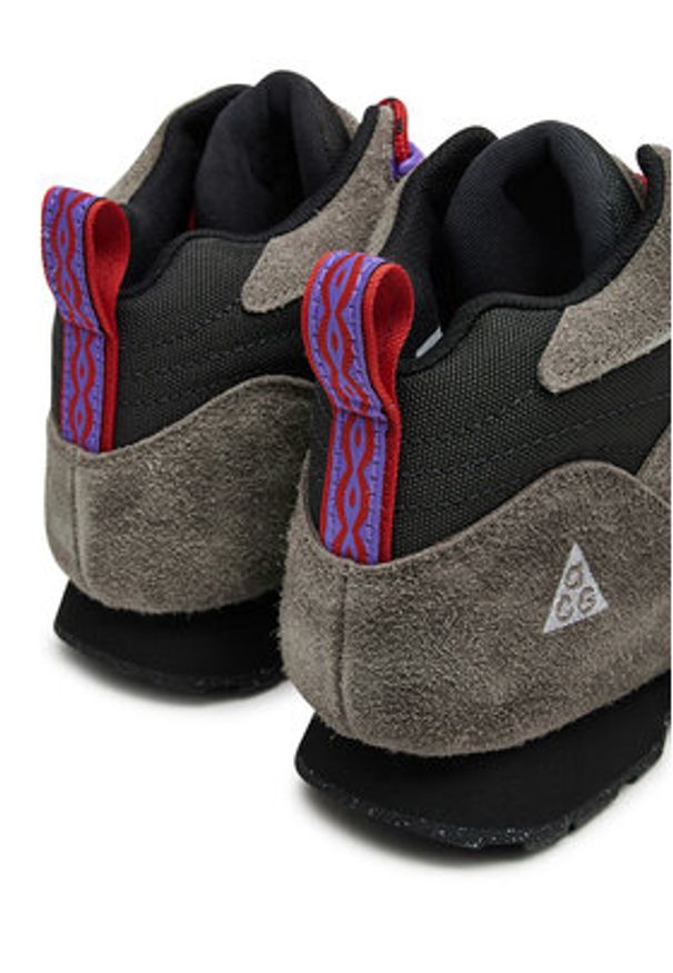 Nike Trekkingi FD0212 001 Szary. Kolor: szary. Materiał: skóra, zamsz. Sport: turystyka piesza