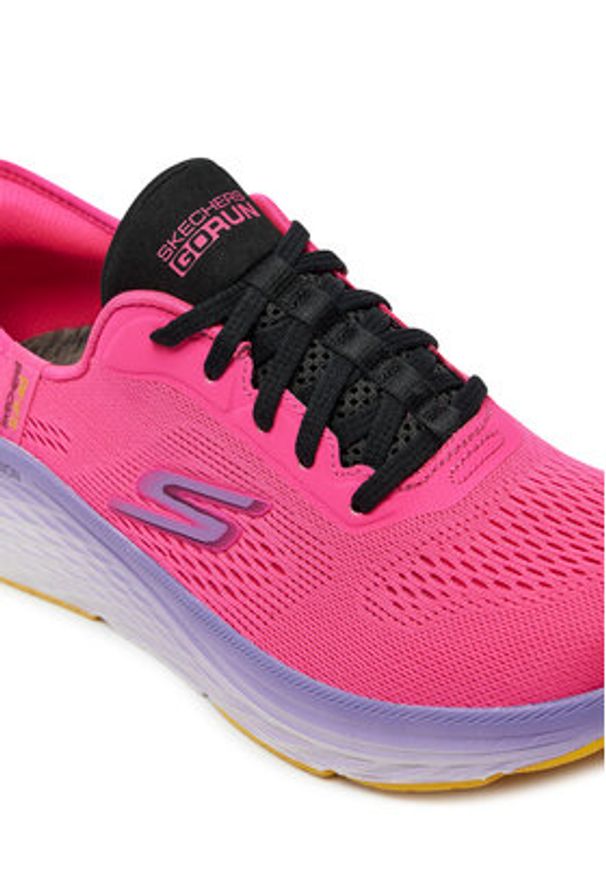 skechers - Skechers Buty do biegania Max Cushioning Elite 2.0 129626/RAS Różowy. Kolor: różowy. Materiał: materiał, mesh