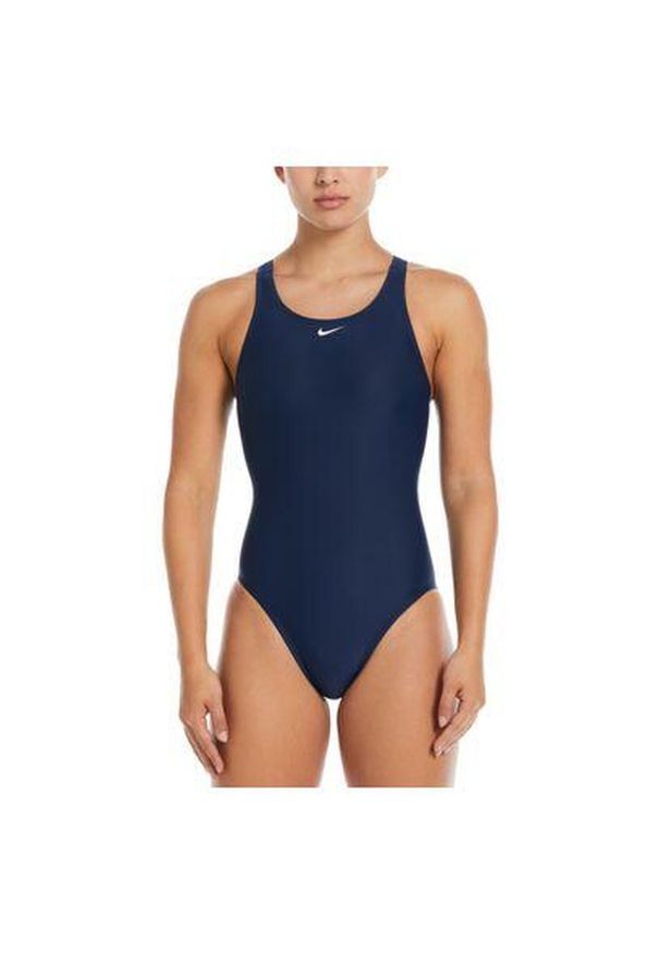 Nike Swim - Strój pływacki jednoczęściowy damski Nike Fastback. Kolor: fioletowy, niebieski