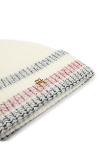 TOMMY HILFIGER - Tommy Hilfiger Czapka Th Varsity Ski AW0AW16636 Écru. Kolor: kremowy. Materiał: materiał #3