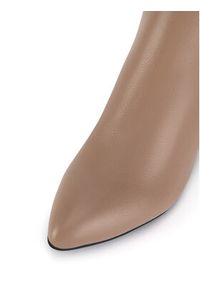 MEXX Botki MI001714343W Beżowy. Kolor: beżowy. Materiał: skóra #6