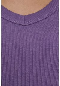 medicine - Medicine - T-shirt Basic. Kolor: fioletowy. Materiał: dzianina. Wzór: gładki #2