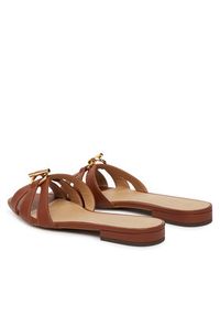 Lauren Ralph Lauren - LAUREN RALPH LAUREN Klapki Blaike 802982875001 Brązowy. Kolor: brązowy. Materiał: skóra #5