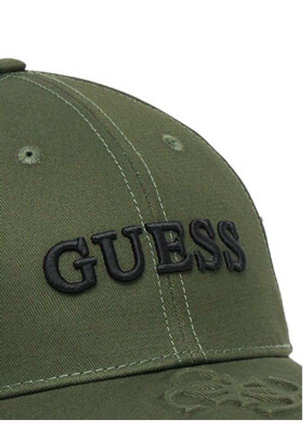 Guess Czapka z daszkiem AM9578 POL01 Khaki. Kolor: brązowy. Materiał: materiał, bawełna
