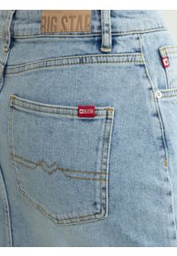 Big-Star - Spódnica damska maxi jeansowa z wysokim stanem Pili 208. Stan: podwyższony. Kolor: niebieski. Materiał: jeans. Długość: krótkie. Styl: retro, klasyczny, elegancki #6