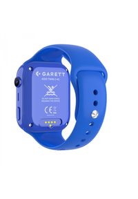 GARETT - Garett Kids Twin 2 4G niebieski. Rodzaj zegarka: smartwatch. Kolor: niebieski