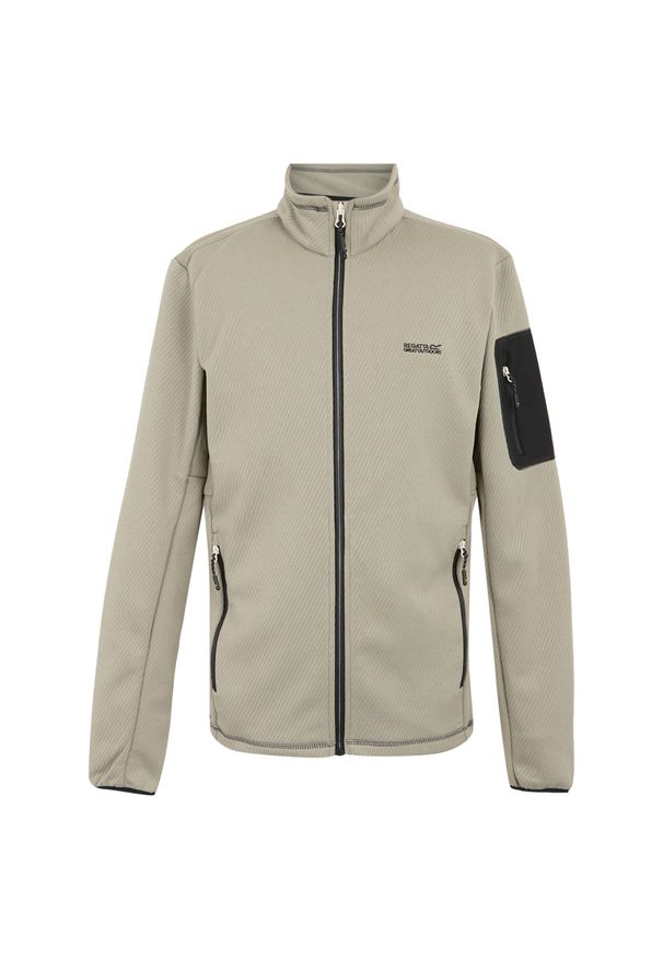 Regatta - Męska Kurtka Aldean Full Zip Soft Shell Jacket. Kolor: beżowy