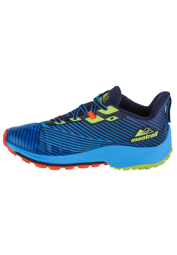 columbia - Buty do biegania męskie, Columbia Montrail Trinity AG. Kolor: wielokolorowy, niebieski. Materiał: guma, materiał, syntetyk