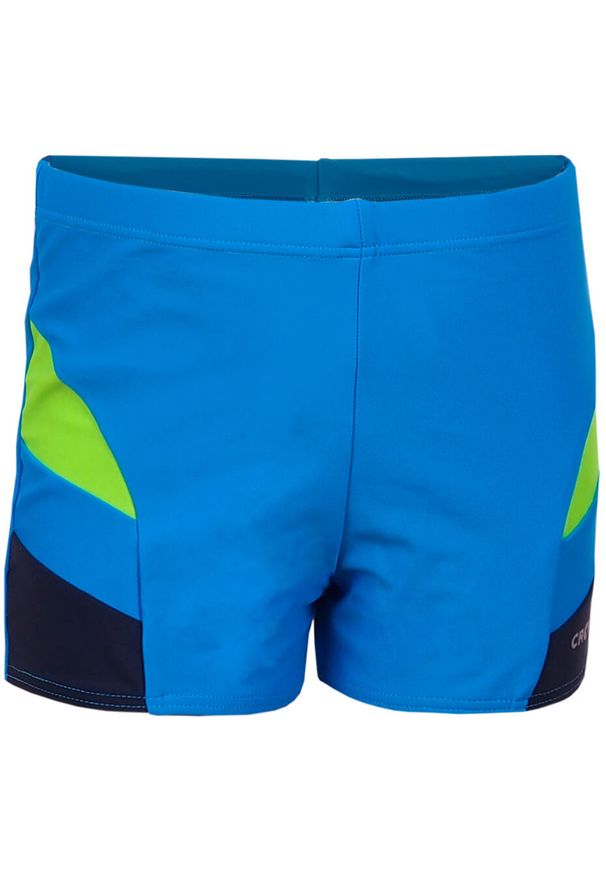 CROWELL - Kąpielówki pływackie dla chłopca Crowell Lenny niebiesko-zielono-granatowe. Kolor: niebieski