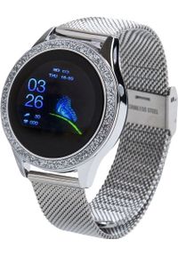 oromed - Smartwatch Oromed Oro Smart Crystal Srebrny (ORO-SMART CRYSTAL SILVER). Rodzaj zegarka: smartwatch. Kolor: srebrny #1