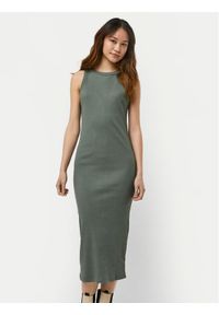 Vero Moda Sukienka letnia Lavender 10230437 Zielony Slim Fit. Kolor: zielony. Materiał: bawełna. Sezon: lato #1