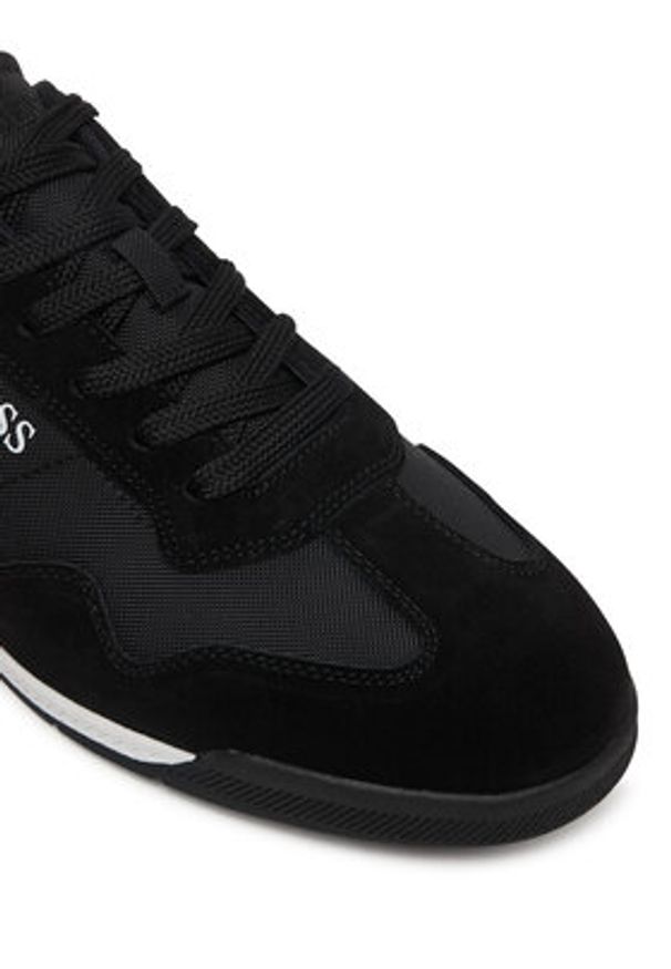 Guess Sneakersy FMJDRE SUE12 Czarny. Kolor: czarny. Materiał: zamsz, skóra