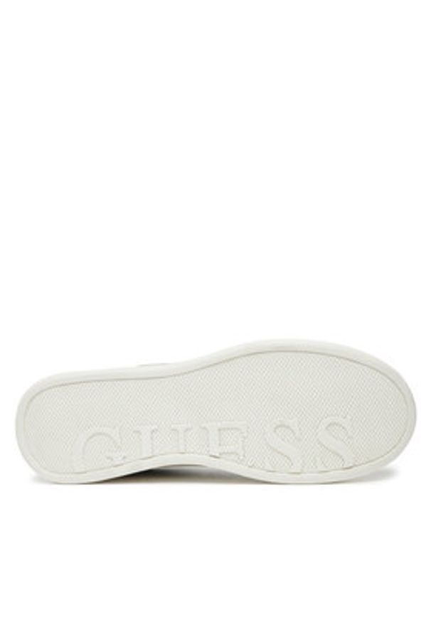 Guess Sneakersy FLPWIN LEL12 Srebrny. Kolor: srebrny. Materiał: skóra