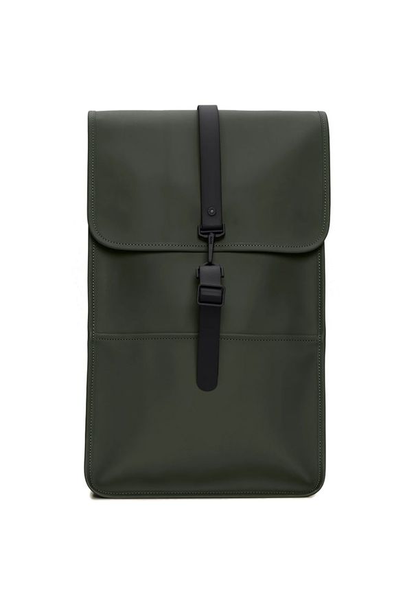 Plecak Rains Backpack W3 13000-03 - zielony. Kolor: zielony. Materiał: materiał, poliester. Styl: elegancki